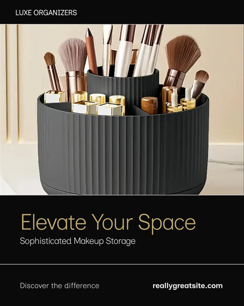 360 Rotating Makeup Organizer - Luxury Edition