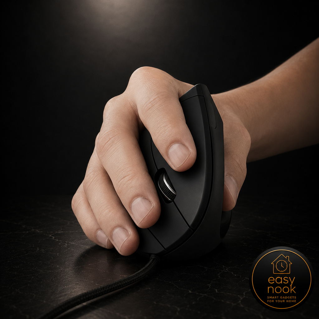 Vertical Ergonomic Gaming Mouse – Wired RGB, 3200 DPI