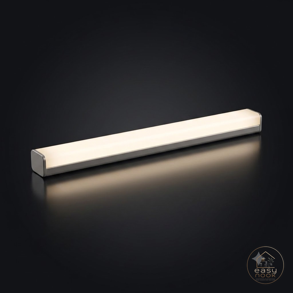 Wireless motion sensor night light bar mounted under cabinet